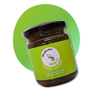 Confiture kiwi citron vert liqueur de menthe Pastille Tonique 250g