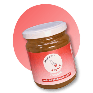 Gelée de geranium rosate rose 250g