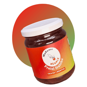 confiture fraise menthe 250g